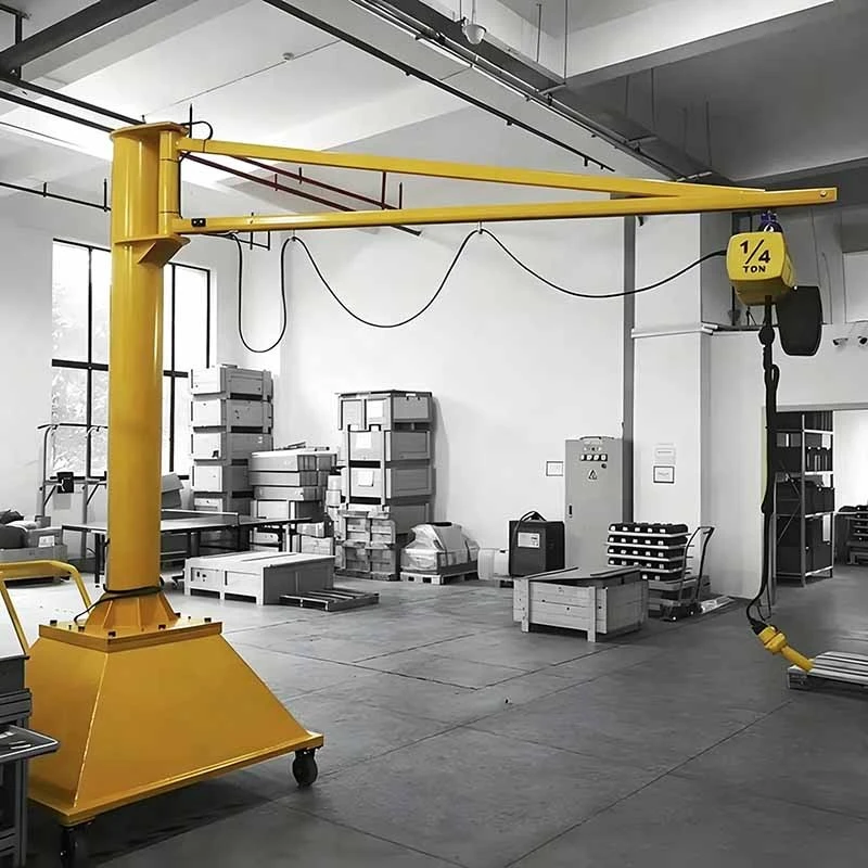 Portable Jib Crane On Wheels factory